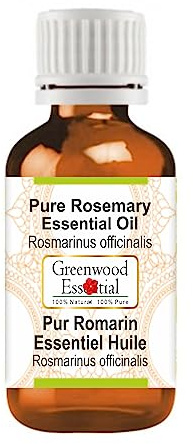 Greenwood Essential Naturlig eterisk rosmarinolja (Rosmarinus officinalis) ångdestillerad 50 ml (1,69 oz)