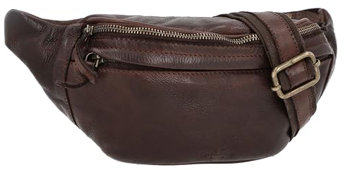 Gusti Gürteltasche Leder Spencer I Bauchtasche Leder Damen & Herren I Hochwertige Hüfttasche Herren & Damen aus Echtleder mit verstellbarem Gurt
