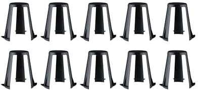 Paulmann 92401 Accessori distanziale per lampade da incasso set da 10 62-90mm nero plastica
