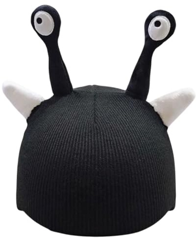 Baoblaze Ski Helmet Cover Elastic Soft Funny Knitted Universal Size Helmet Decoration Snow Helmet Covering for Women Men Skateboarding, Black