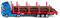 siku 1659, Holz-Transport-LKW, 1:87, Metall/Kunststoff, Blau/Rot, Inkl. Baumstämmen