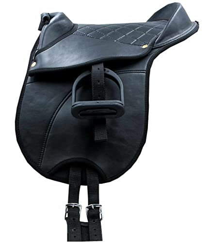 AMKA Reitkissen Pony-Shetty Sattel Pony Pad 4teilig Sattel für Kinder komplett