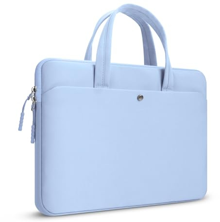 MicaYoung Funda Portatil 15.6 Pulgadas Bolsa PC Portátil Sleeve, Maletin Ordenador Portatil Funda Impermeable Bandolera Ordenador para 15 15.6 16 pulgadas Acer Asus Dell HP Thinkpad Chromebook, Azul