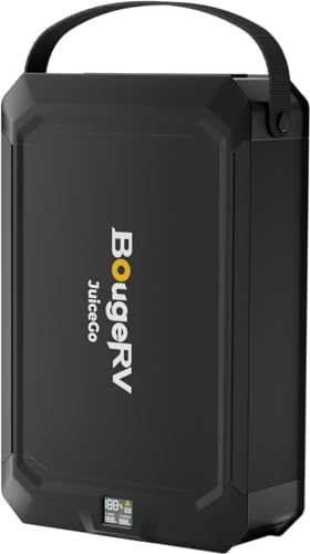 BougeRV JuiceGo 240Wh Station électrique Portable avec Sorties CA/USB, Batterie LFP, 410 W, 5 Ports, générateur Solaire avec entrée/Sortie PD 100 W pour téléphones Portables, Ordinateurs Portables