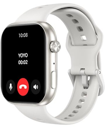 HONOR Choice Watch 2i, 1.85 Pulgadas AMOLED, Llamadas Bluetooth Smart Watch, Spo2, 1ATM, IP68, Compatible con Android e iOS, Blanco