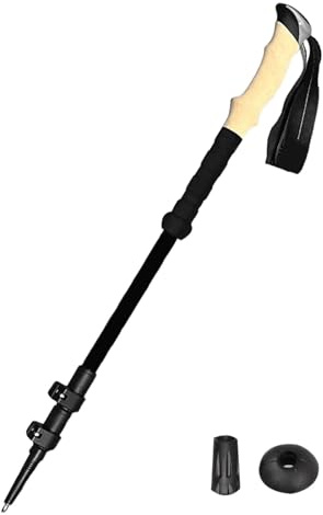 Bâtons de randonnée Pliables pour Les terrains, bâtons de Trekking télescopiques pour Homme et Femme pour la randonnée, la Marche et Les randonnées à Ski