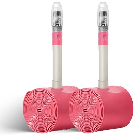 RideNow 19 g TPU Race Bike innerslang kompatibel med 700 x 18/23/25/28C, 2-pack 700C ultralätt innerslang för cykel med 45 mm Presta-ventil