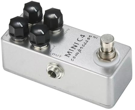 True Bypass Compact Compressor Guitar Effect Pedal Overdrive 4 Modes Effector C4 Compressor Guitar Effect Pedal