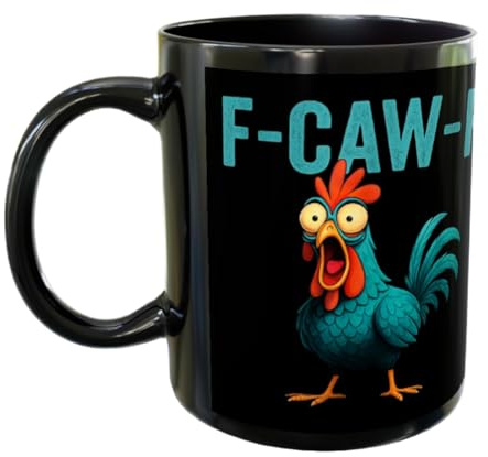 Taza divertida de gallo, tazas de café versátiles, 3,15 x 3,86 pulgadas