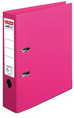Herlitz 10834497 mapp maX.filskydd + (A4, 8 cm) fuchsia