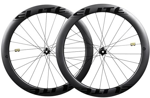 700c Carbon Scheibenbremsradsatz, 55 mm, 28 mm Breite, Rennrad, Radsatz, Mittelschloss, Rennrad, schlauchlos, kompatibel mit Drahtreifen