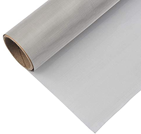 RUCRAK Drahtgeflecht,metallgitter 30 Mesh vogelschutzgitter fliegennetz mäusegitter,Filternetz,Drahtgewebe Edelstahl Edelstahlgitter Wire Mesh für Fenster, Küche (Size : 1x10m/3.28x32.8ft)