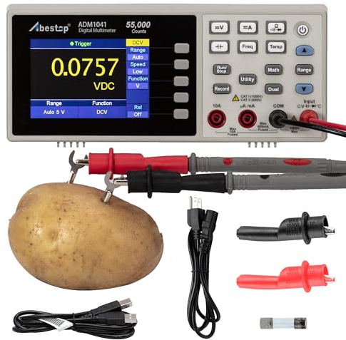 ADM1041 Digitales Multimeter Mehrere Testfunktionen Unterstützung DC/AC Spannung Strom 55.000 Zählungen Unterstützung True RMS DMM