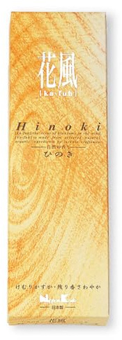 Tierra Zen Nippon Kodo 27412 Ka-Fuh Hinoki rökelsepinnar, 120 stycken, bruna