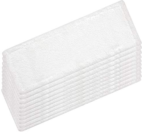 HELOME 10x Premium Microfasermöppe für Haushalt und Gewerbe | Wischbezüge für 40cm Mopphalter | Taschenbezüge für professionelle Reinigung | bis 90 Grad und für Trockner