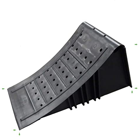 Trupa LKW Unterlegkeil (mit 2X Gleitschutz) Hemmschuh schwarz 155 mm Breit R460