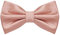 MASADA Herren Fliege Altrosa Seidenlook, stufenlos verstellbar, handgefertigt, Hakenverschluss - 12 x 6 cm 100% Polyester