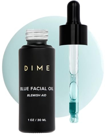 Dime Dime Beauty-Blue Stain Treatment with Blue Tanazete Oil, Black Cumin Seed Oil, Rosehip Oil and Grape Seed Oil, 300 ml