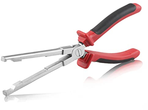 SPEEDWOX Pince de connecteur de bougie de préchauffage à mâchoire droite - Pince d'épissure préchauffée - Connecteurs automobiles - Pince de retrait de pince pour bougie de préchauffage - Pince pour