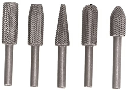Brocas para Amoladora, Lima Rotativa para Carpintería, Broca para Pulir con de 6 Mm, Broca para Ranurar Madera, Herramienta para Tallar y Pulir Madera Dura, Herramientas Rotativas