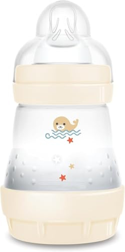 MAM Biberon Anticolica Easy Start 160 ml, Tettarella Misura 1, Verde
