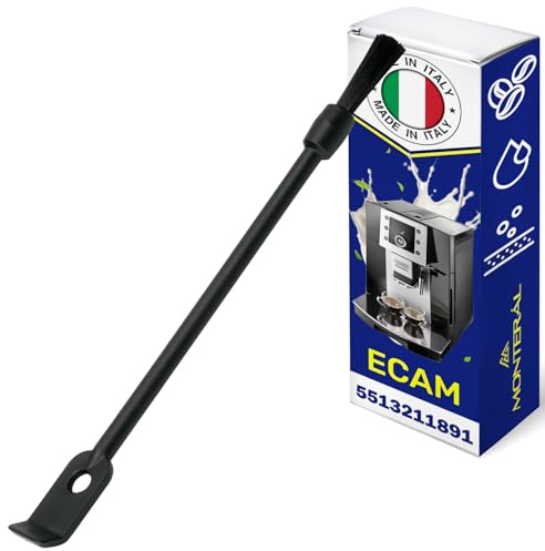 Reinigungsbürste mit Abstreifer zur Reinigung der Kaffeevollautomat mit dem Originalcode 5513211891 für DeLonghi ECAM - MADE IN ITALY - Garantie 10 Jahre - MONTERAL