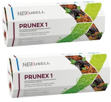 Prunex 1 Tea – Té Detox en Polvo para Limpieza y Desintoxicación del Colon | Tránsito Intestinal Saludable | 2 Caja con 7 Sobres| TOTAL 14 SOBRES | Bebida Instantánea Natural