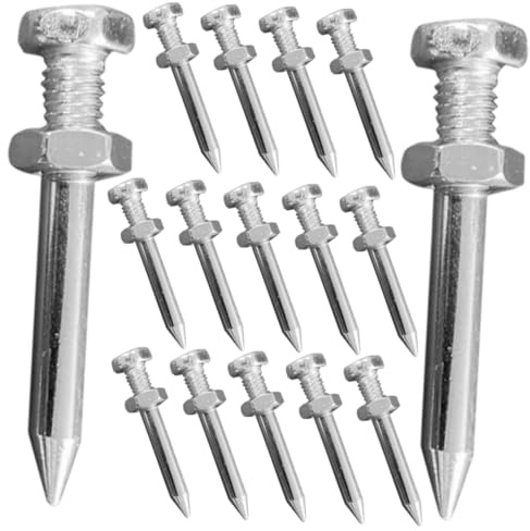 GANAZONO Clavos De Zapatos De Aireación para Césped Jardín, Paquete De 26 Unidades De Estacas De 4.2 Cm, Accesorios Resistentes para Aireador De Suelo, Herramienta De Mantenimiento De Césped