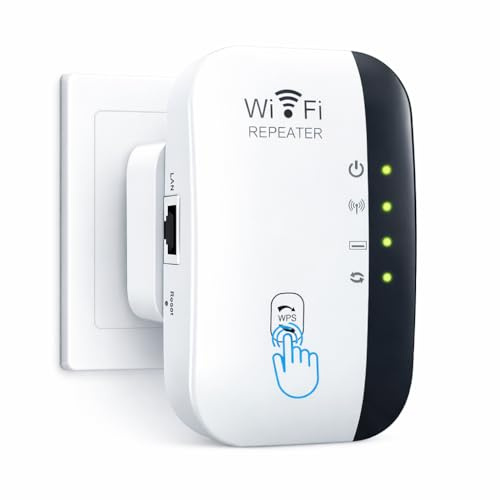 2025 Newest WiFi Extender, WiFi Booster,WiFi Repeater, Covers Up to 3650 Sq.ft and 45 Devices, Internet Booster-with Ethernet Port,Quick Setup,Home Wireless Signal Booster