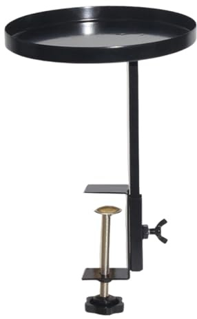 FashionCha Estante para Plantas de Ventana Soporte Ajustable con Bandeja Flotante Organizador de Alféizar con Abrazadera de Hierro Estructura Ahorra Espacio, S