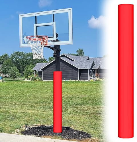 Basketballkorb-Stangenpolsterung – Outdoor-Sicherheitsschaumfolie für Säulenschutz – passend für Stangen mit einem Durchmesser von 6,3 cm bis 20,3 cm (3 Zoll)