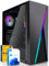 SYSTEMTREFF Basic Gaming PC AMD Ryzen 3 4300G 4x4GHz | AMD RX Vega 6 4K HDMI DX12 | 1TB M.2 NVMe | 16GB DDR4 RAM | WLAN Desktop Computer Rechner für Gamer, Zocker