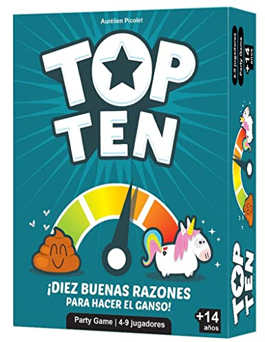 Cocktail Games Top Ten, Juego de Mesa Cooperativo de Fiesta y Socialización