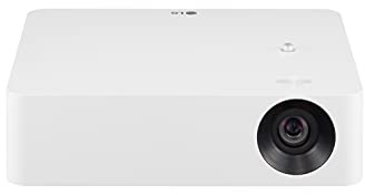 LG CineBeam PF610P - Full HD 1920x1080, Up to 120-inch Screen, 1,000 ANSI Lumens with LG 4Ch LED technology, AirPlay 2, Miracast, Bluetooth, Smart projector + webOS, 4 Corner Keystone