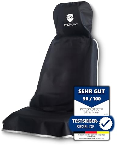 Pro2Protect (2X Test SEHR GUT Auto Sitzbezüge, Sitzauflage, Sitzschoner, Autositzschoner, Autositzbezüge, Sitzbezug für Vordersitze, Autositzauflage Schonbezug Autositz vorne, Auto Innenraum Zubehör