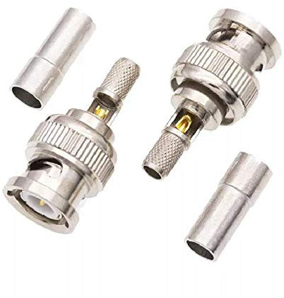 Lot de 10 connecteurs BNC mâles Y-1073 entièrement blindés haute précision test haute fréquence BNC connecteur