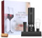 YYDSBAYS Korkenzieher Wein Weinöffner Set Elektrisch Automatischer Flaschenöffner mit Geschenkbox (Basis-Set, Wiederaufladbar - Schwarz)