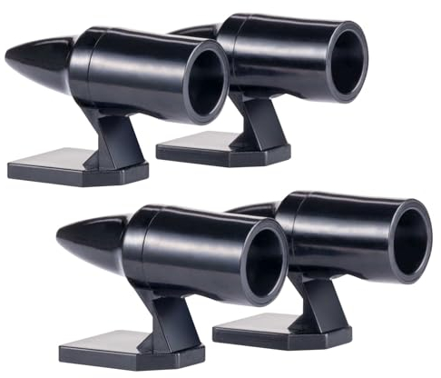 S SUMEX Cuatro Avisadores, ahuyentador, Silbato de ultrasonidos de Animales como Ciervos, jabalís, liebres para Coche. Cuatro Piezas.