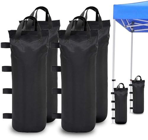 Pesas para Cenador,Bolsa de Arena para Carpa Oxford 800D,Bolsas de Pesas,Bolsas de Arena,pesos para carpas,Reutilizables Rellenables,para Cenador,Cenador Plegable,Carpa,pergolas de jardin,Paquete de 4