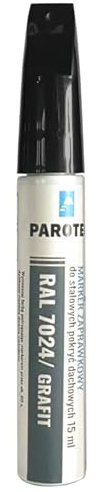 Parotec Marcatore per Ritocchi RepTec 15 ml Vernice Acrilica a Secco Rapido per Graffi e Riparazioni, RAL 7024 Grafite, con Protezione dalla Corrosione e Funzione di Ritocco