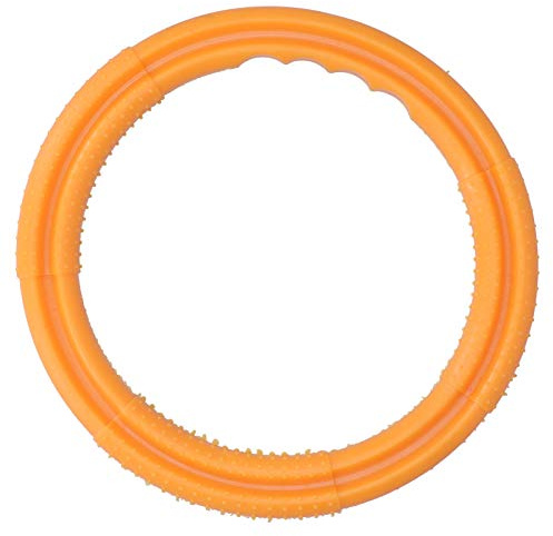 ZUUOZBYY Anillo de tensión para Perros Rechinar los Dientes Morder Masticar Juguete de Entrenamiento Interactivo Suministros para Mascotas (Medio)
