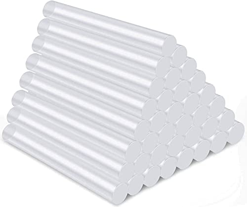 STARVAST 50 Stück Heißklebesticks 11mm x 200mm, Durchsichtig Heißklebestifte, Heißklebestifte DIY Heißkleber Ersatzsticks für DIY Handwerk