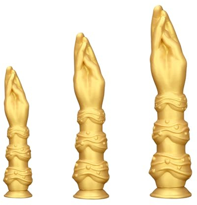 JXszxbt Silikon Riesiger Hand Dildo Analdildo G-Spot Prostata Massage Realistischer Big Hand Dildos Faustdildo Sex Spielzeug Groß Anal Plug Vaginal Anal Fistspiele Sex Toy Penis für Frauen(S)