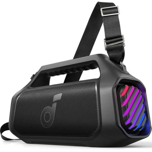 Soundcore by Anker, Boom 2 Plus - Altoparlante Bluetooth, colore: Nero