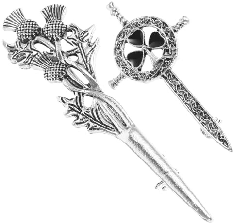 Anneome Lot De 2 Broches Vintage Chardon Écossais Broche Femme Vintage Bijoux Pour Femmes Épingles À Revers Pour Tenues Quotidiennes Fêtes Et Occasions