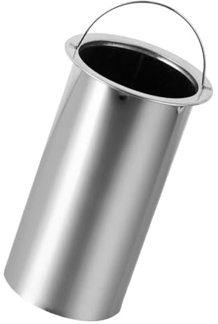 DIYEAH Porta Spiedini in Metallo 25Cm in Acciaio Secchio per Spiedini per Barbecue Riutilizzabile Accessorio per Grigliate e Pentola Calda Compatto e Facile da Pulire