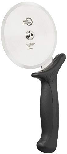 Mercer Culinary M18604BK Millennia Pizza Cutter with Black Handle, 4-Inch Wheel