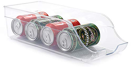 Organizador de nevera para latas, para frigorífico, 35 x 15 x 10 cm, dispensador para latas para bebidas