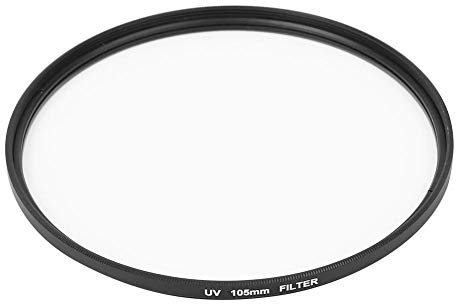 Qiilu Filtro per lenti UV, vetro ottico leggero 105mm Accessorio filtro per lenti UV per per per fotocamera reflex digitale adatto per filtre photo 105mm