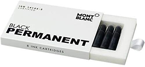 Montblanc INK CART PERMANENT BLACK 1PACK=8CART PF Marke